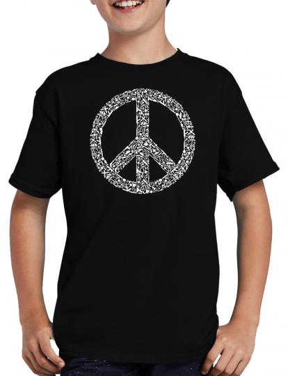 Peace Symbol T-Shirt Love no War 