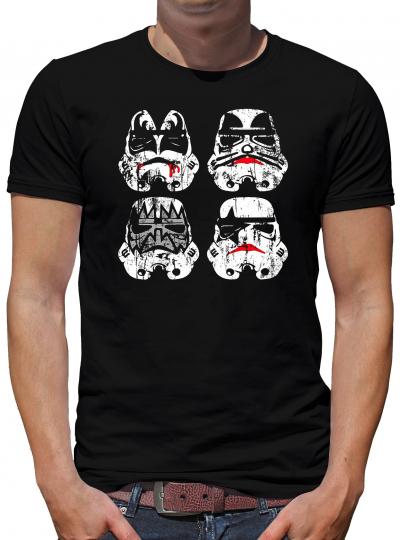 Kiss Wars T-Shirt Star Rock Musik Wars 