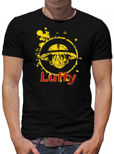 Luffy Spash T-Shirt Manga Luffy Piece Hat 