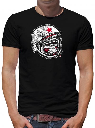 Cosmonaut Monkey T-Shirt UdSSR CCCP Sputnik 