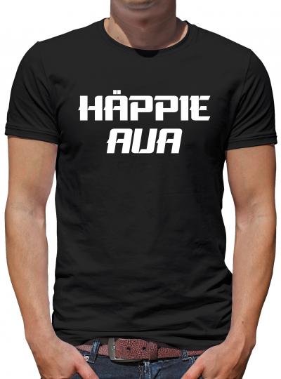 Häppie Aua T-Shirt Sprüche Fun Lustig 