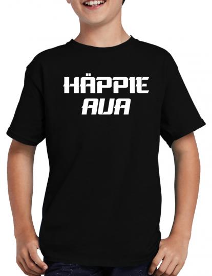 Hppie Aua T-Shirt Sprche Fun Lustig 