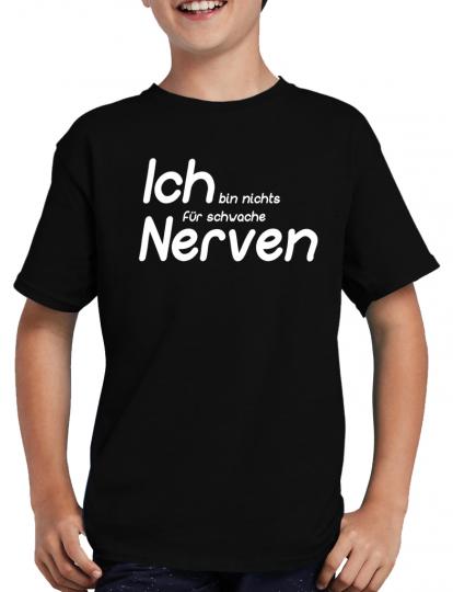 Nichts fr schwache Nerven T-Shirt Fun Lustig 