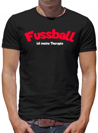 Fussball ist meine Therapie T-Shirt Sprüche Fun 