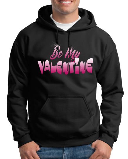 Be my Valentine Kapuzenpullover Valentinstag Herz Liebe Paar 