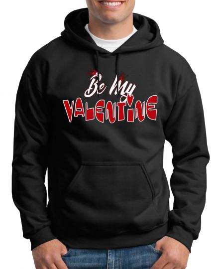 Be my Valentine Rot Kapuzenpullover Valentinstag Herz Paar 