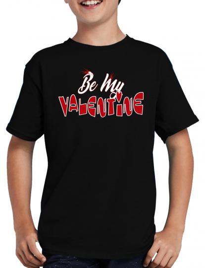 Be my Valentine Rot T-Shirt Valentinstag Herz Paar 