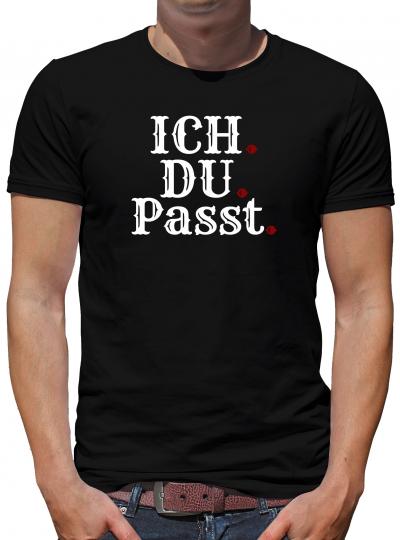 Ich Du Passt T-Shirt Valentinstag Liebe 