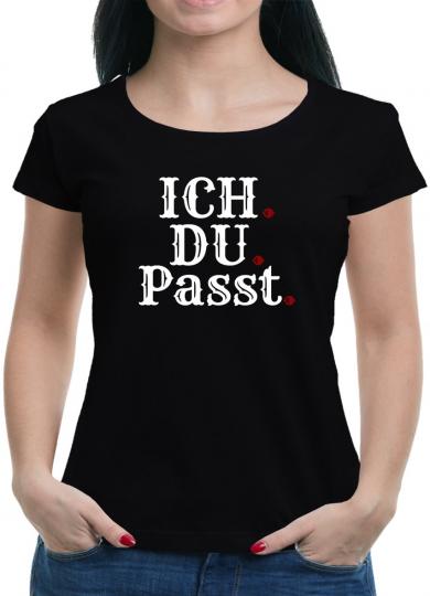 Ich Du Passt T-Shirt Valentinstag Liebe 