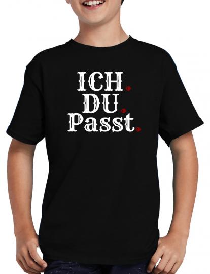 Ich Du Passt T-Shirt Valentinstag Liebe 