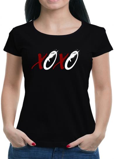 XOXO T-Shirt Valentinstag Herz Liebe Paar 