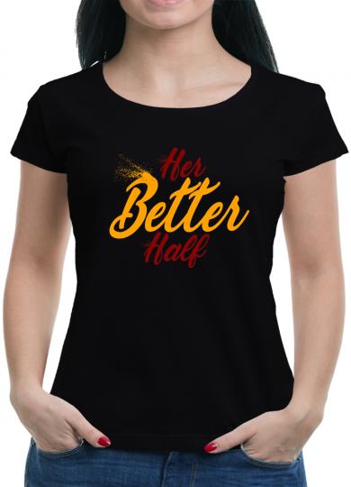 Her Better half T-Shirt Valentinstag Liebe Paar Herz 