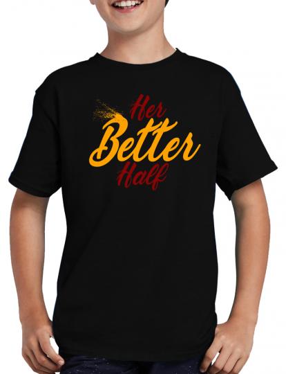 Her Better half T-Shirt Valentinstag Liebe Paar Herz 