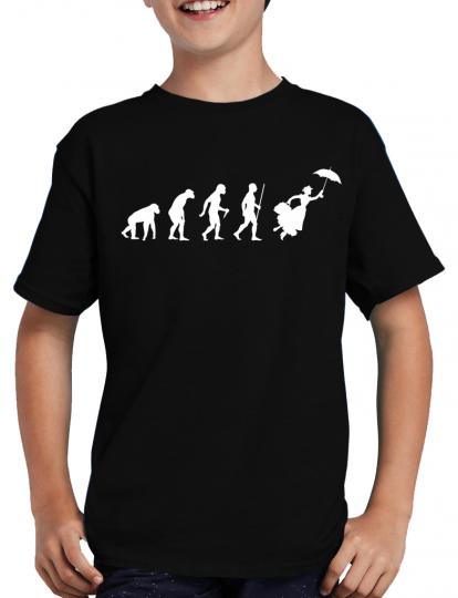 Evolution Poppins T-Shirt Spass Fun Lustig Sprche 