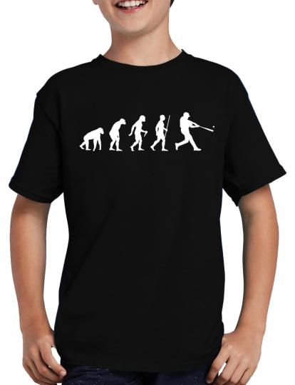 Evolution Baseball T-Shirt Spass Lustig Fun Geek 