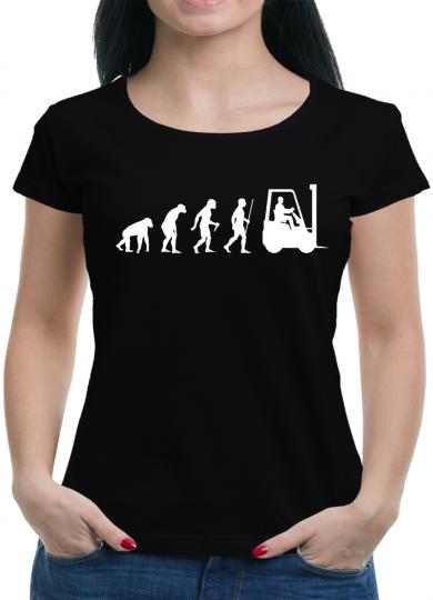 Evolution Gabelstapler T-Shirt Fun Nerd Geek Sprüche 