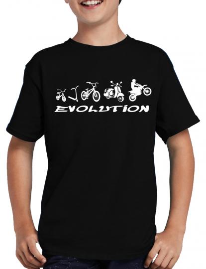 Evolution Zweirad T-Shirt Sprche Nerd Fun 