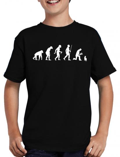 Evolution Katze T-Shirt Nerd Cat fttern Spass 