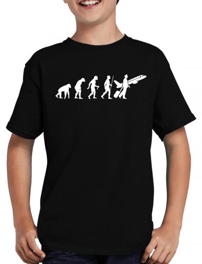 Evolution Pilot T-Shirt Kapitn Flugzeug Airbus 