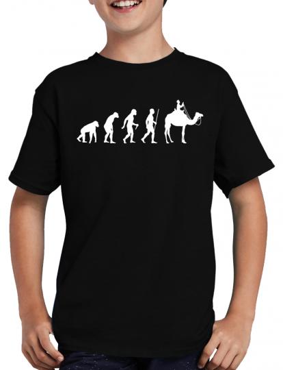 Evolution Kamel T-Shirt Oase Scheich Fun Lustig 