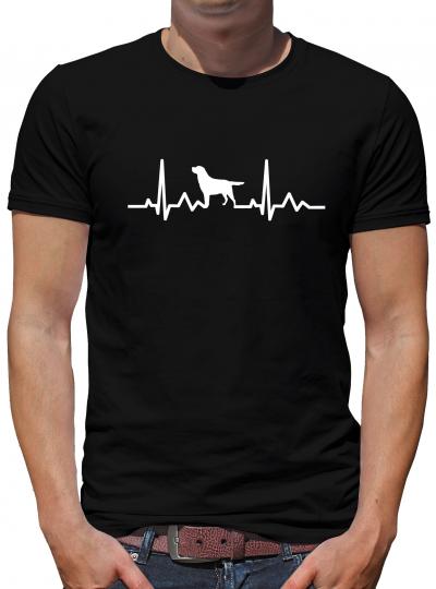 Herzschlag Labrador T-Shirt Herzfrequenz Heart EKG 