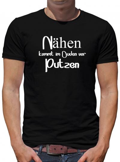 Nähen kommt im Duden vor T-Shirt Herren Nähen Hobby Spass 