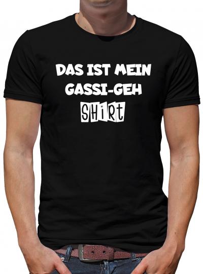 Das ist mein Gassi-Geh Shirt T-Shirt Herren Spruch Hund Dog 