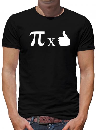 Pi x Daumen T-Shirt Herren Geek Nerd Sheldon Fun L