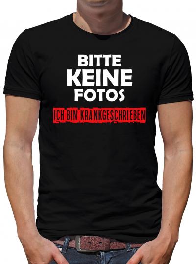 Bitte keine Fotos T-Shirt Herren Fun Lustig Spruch 