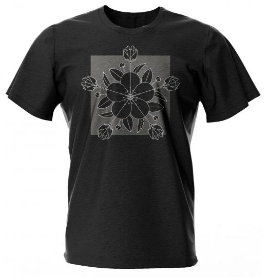 TSP Exclusive T-Shirt Apfelblüte Lineart 