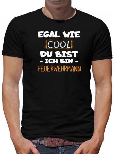 TShirt-People Cool Ich bin Feuerwehrmann T-Shirt Herren 