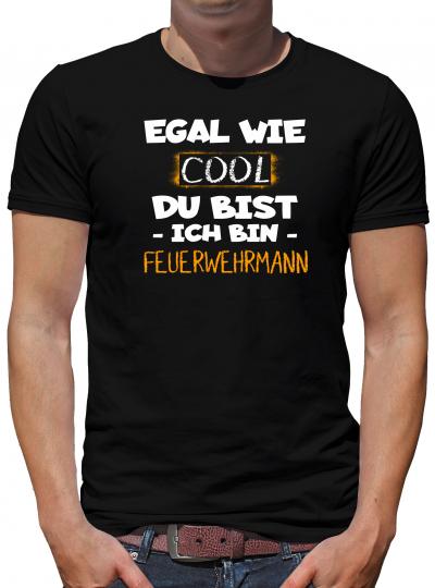 TShirt-People Cool Ich bin Feuerwehrmann T-Shirt Herren XL Schwarz XL