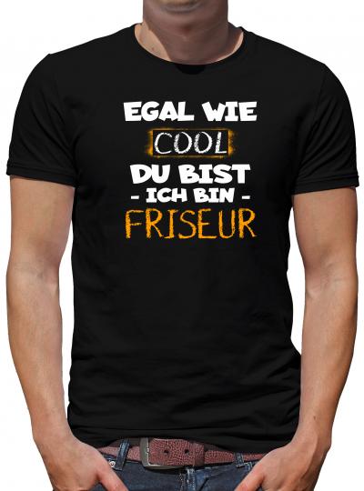 TShirt-People Cool Ich bin Friseur T-Shirt Herren 