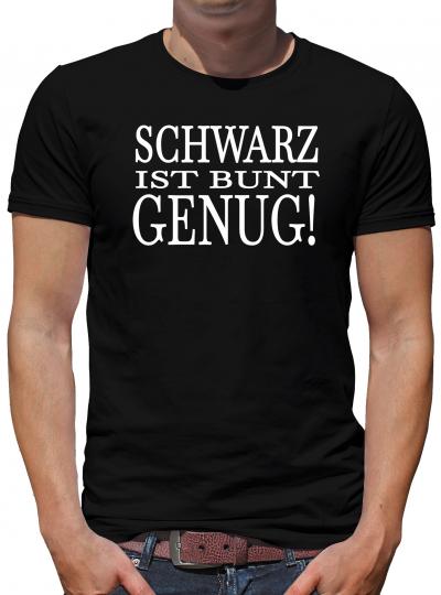 TShirt-People Schwarz ist bunt genug T-Shirt Herren 