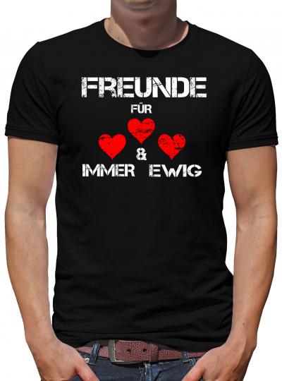 TShirt-People Freunde für immer und ewig T-Shirt Herren 