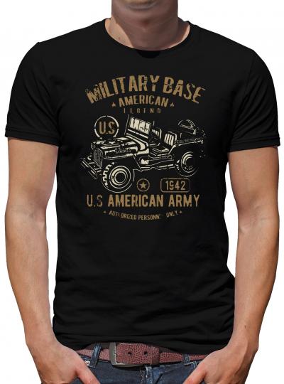 TShirt-People Military Base T-Shirt Herren 