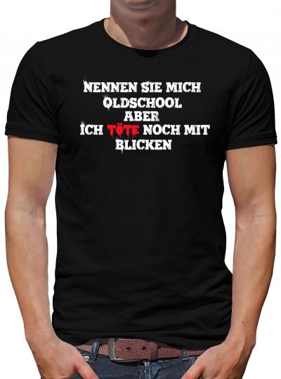 TShirt-People Nennen Sie mich Oldschool T-Shirt Herren 