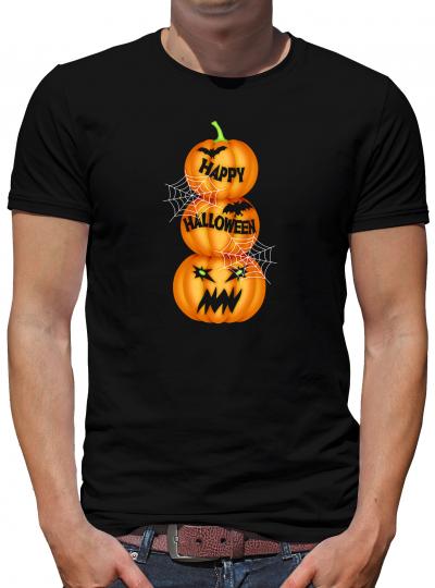 TShirt-People Halloween Kürbis T-Shirt Herren 