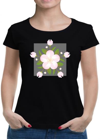 TShirt-People Apfelblüte floral T-Shirt Damen 