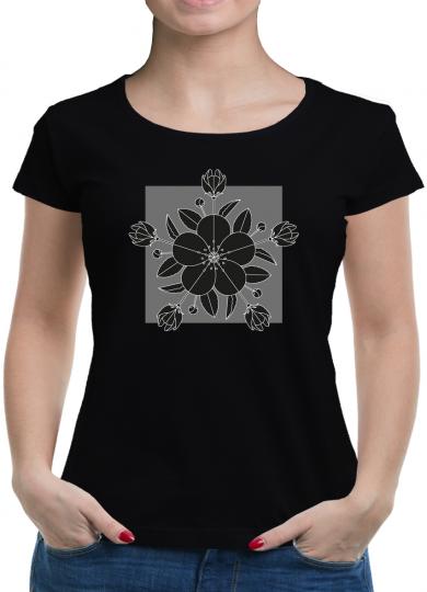 TShirt-People Apfelblüte lineart T-Shirt Damen 