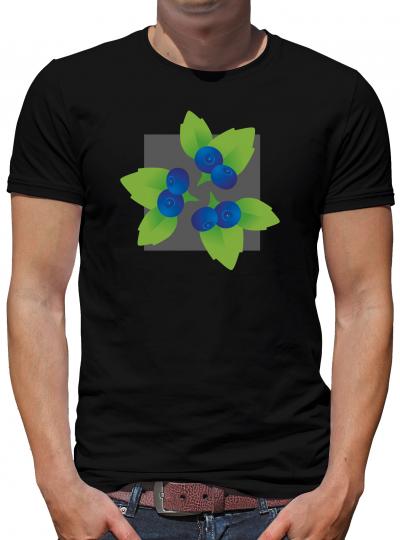 TShirt-People Heidelbeere floral T-Shirt Herren 