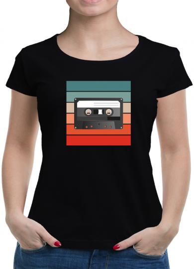 TShirt-People Retro Kassette T-Shirt Damen 