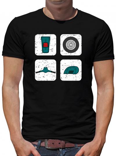 TShirt-People Kult Roller vintage T-Shirt Herren 