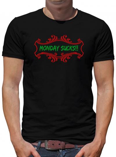 TShirt-People Monday sucks T-Shirt Herren 