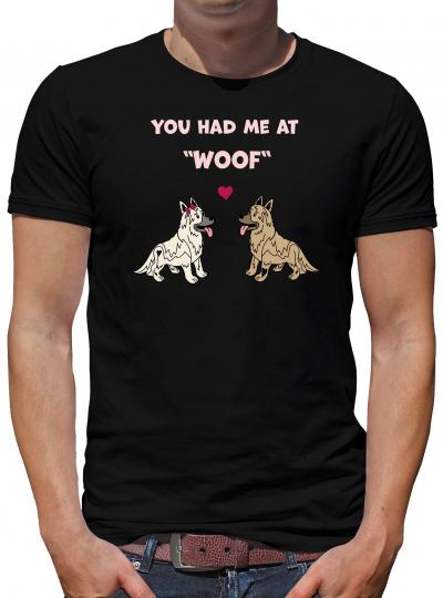 TShirt-People You had me at "WOOF" T-Shirt Herren 