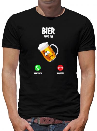 TShirt-People Bier ruft an T-Shirt Herren 