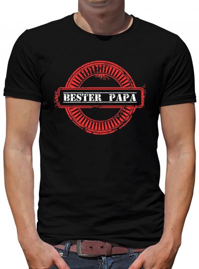 TShirt-People Bester Papa Sign T-Shirt Herren 
