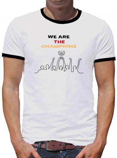 TShirt-People We are the Champions Kontrast T-Shirt Herren 