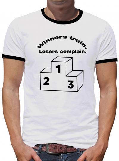 TShirt-People Winners Train Kontrast T-Shirt Herren 