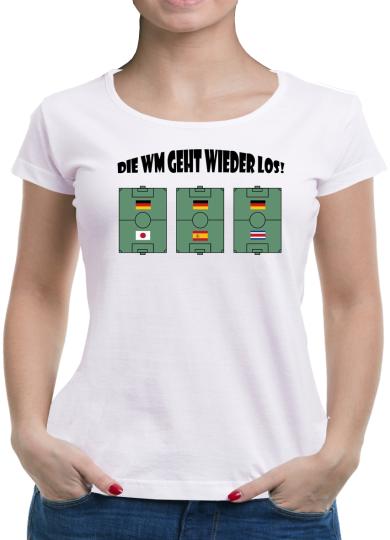 TShirt-People Die WM geht wieder los T-Shirt Damen 